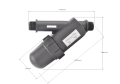 Filtr siatkowy mesh 120 GZ 3/4"