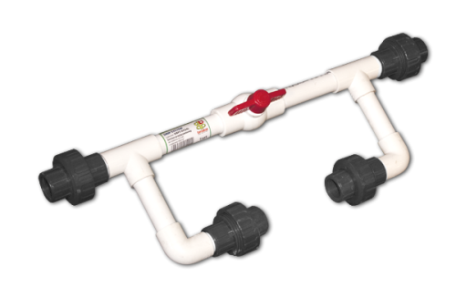 Zestaw przyłączeniowy do inżektora GZ1"  z wyjściami GW 1"