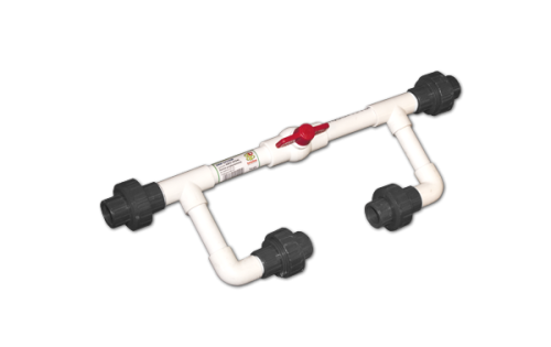 Zestaw przyłączeniowy do inżektora GZ1/2"  z wyjściami GW 1/2"