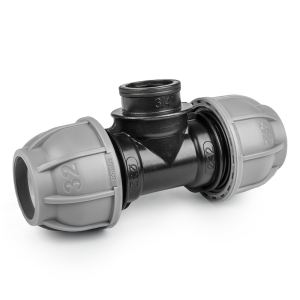 Trójnik PP 50mm x 1 1/2" GW x 50mm