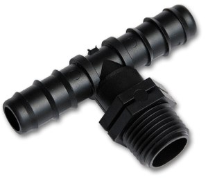 Trójnik 16mm x 1/2" GZ x 16mm