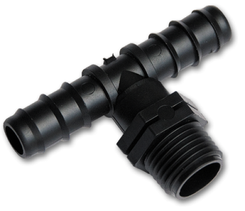 Trójnik 16mm x 1/2" GZ x 16mm