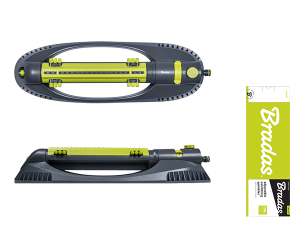 Zraszacz LE regulowany wahadłowy 21 dysz