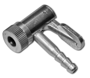 Końcówka kątowa do pompowania kół 8mm STAL-CHROM