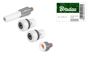 Zestaw WL zraszający 4-elem. na wąż 3/4' BLISTER