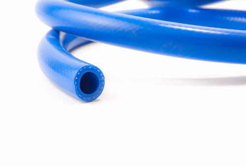 Wąż silikonowy zbrojony 19x4 Niebieski, WP4.8bar BP14.4bar