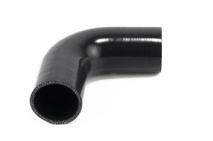 Kolano Silikonowe 90st. fi 14 dł. 150mm Czarne NN