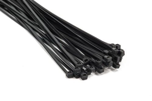 Taśma kablowa 4,8x370mm UV Black 100szt