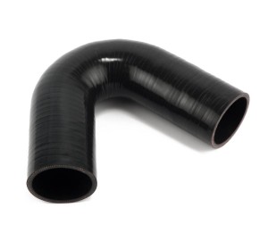 Kolano Silikonowe 135st. fi 13 dł. 150mm CZARNE