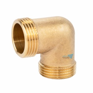 Kolano nyplowe GWxGZ 3/8” 90st mosiądz (92-3BR)