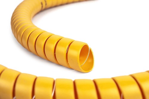 Osłona PCV 27x32mm SPIRALINA GIALLA