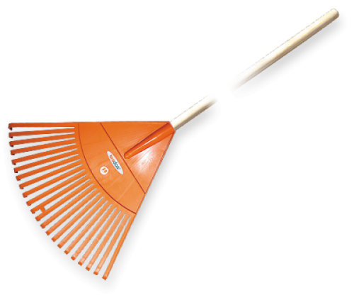 Grabie wachlarz-22H, trzonek drewniany