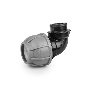 Kolano PP 40mm x 1 1/4" GW PN 10  PPL40X1.1/4W