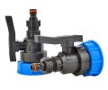 Zawór PCV paletopojemnika  BLUE 1", BIG - adapter szybkozłączki ogrodowej