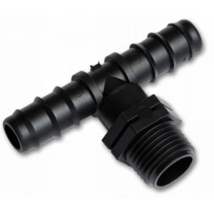 Trójnik 20mm x 3/4" GZ x 20mm