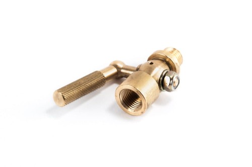 Kurek manometrczny mosiądz 1/4" GZ x GW