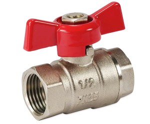 Zawór kulowy mosiądz GW/GZ 3/4" motylek DMD