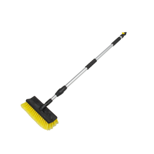 Szczotka do mycia z zaworem - teleskop, 10"/2pł., długość: 110-180cm