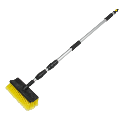 Szczotka do mycia z zaworem -teleskop 10"/2pł., długość: 135-250cm