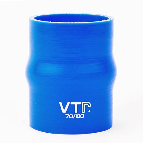 Silikon niebieski prosty HUMP 89mm  L=100mm