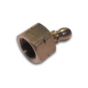 Złącze dwuczęść. GW3/8'  L9-10mm MOSIĄDZ