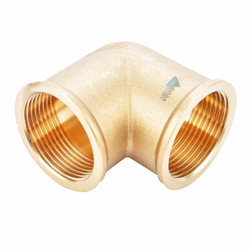 Kolano GW 1 1/2” 90st mosiądz